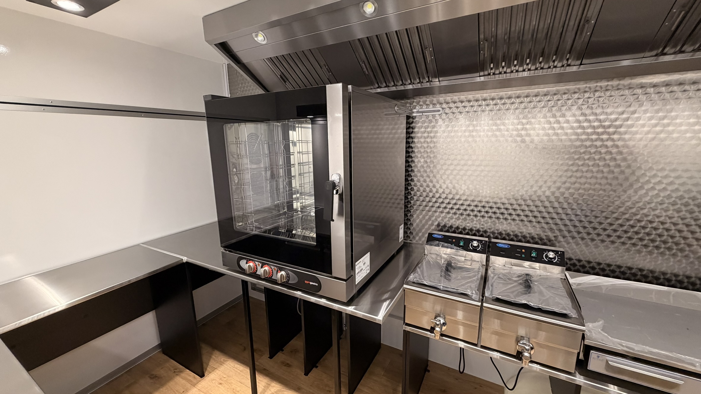 Imbisswagen Kombidämpfer Gastronomie Technik Elektro